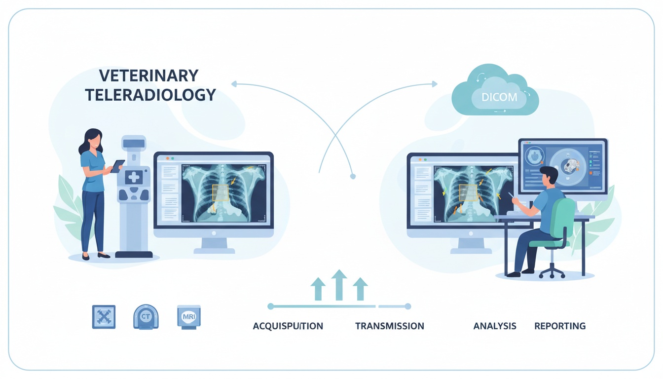 How Veterinary Teleradiology Is Making a Difference in Vet Clinics - Created by PostDICOM